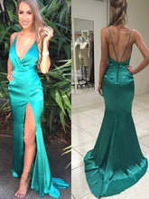 Slit Prom Dress Sexy Mermaid Long Prom Dress Evening Dress MK564