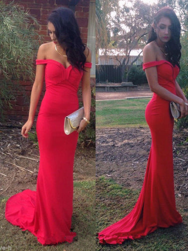 Long Off-the-shoulder Prom Dress Sexy Prom Dress/Evening Dress MK572