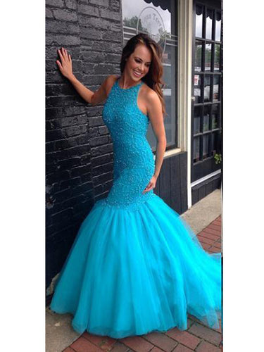 Mermaid Prom Dress Gorgeous Long Strapless Prom Dress/Evening Dress MK576