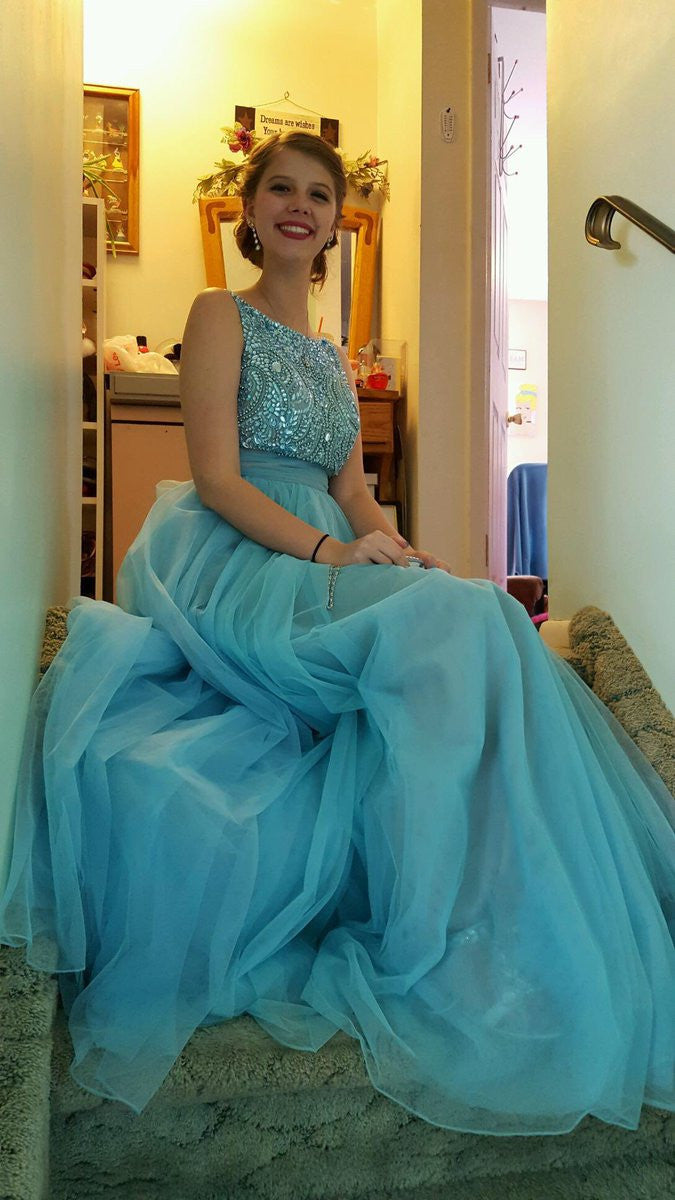 Pretty A Line Scoop Long Red Prom Dresses Graduation Dress High School Classy Evening Dresses DP413