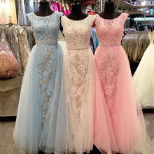 Gorgeous Appliques Prom Dress Long Chiffon Tulle Prom Dress/Evening Dress MK590