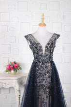 Beaded Long Prom Dress 8th Graduation Dress Custom-made School Dance Dress YDP0741