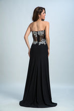 Sexy Prom Dresses 2022 Black Sheath Sweetheart Floor-length Evening Dress AMY026
