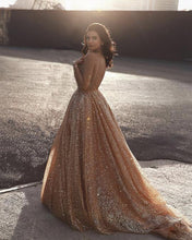 Sparkly A Line Elegant Long Prom Dress, Evening Party Dresses JKN4104|Annapromdress