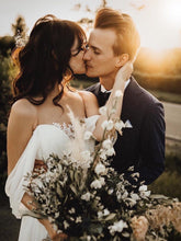 Glamorous A-line Wedding Dresses Backless Chiffon Bridal Gowns JKZ6205|Annapromdress