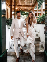 Unique Bateau Lace Wedding Dresses Mermaid long Sleeves Gowns JKZ6201