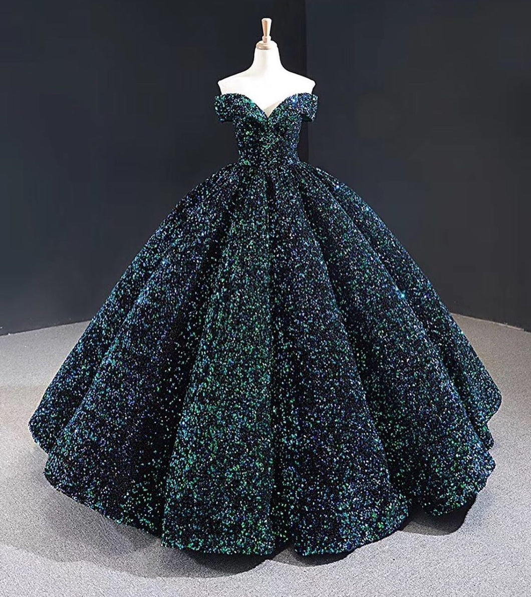 Off-the-shoulder Ball Gowns Beaded Long Prom Dresses Stunning Formal D Anna PromDress Off-the-shoulder Ball Gowns Beaded Long Prom Dresses Stunning Formal D Anna PromDress