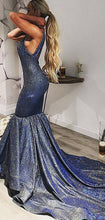 Sparkly Sequin Mermaid Prom Dress Brush/Sweep Train Sexy Backless Long Prom/Evening Dress YSF2906|annapromdress