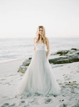 Boho Sweetheart Strapless A Line Bohemian Wedding Dress Modest Tulle Bridal Gown YSL1771|annapromdress