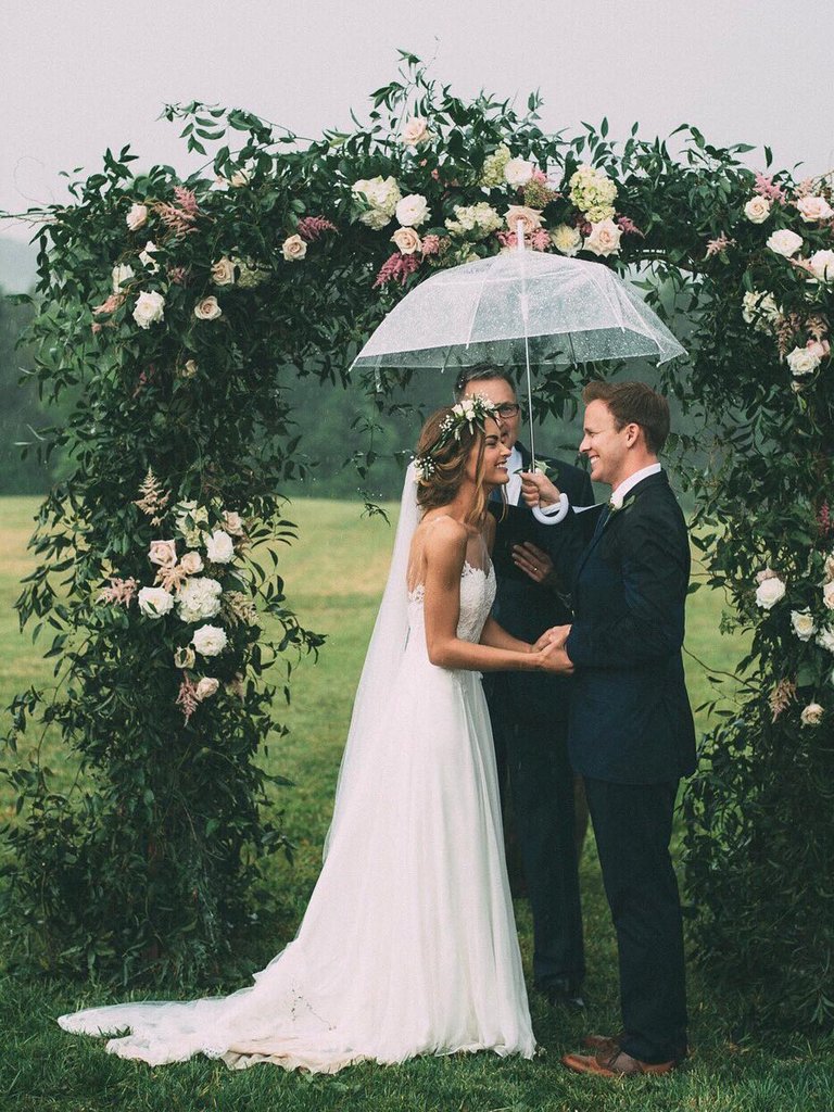 Simple A Line Open Back Beach Wedding Dress Modest Tulle Boho Wedding Anna PromDress Simple A Line Open Back Beach Wedding Dress Modest Tulle Boho Wedding Anna PromDress