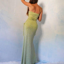 Sexy Sheath Spaghetti Straps Long Prom/Evening Party Dress Split Front GJS631