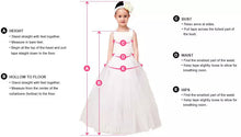 Flower Girl Dresses Floor-length Champagne Bowknot Straps Tulle JKF007