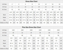 prom dresses size chart | annapromdress